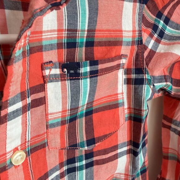 3/$15 Bundle | Plaid Long-Sleeve Button-Down Shirt - Picture 5 of 6